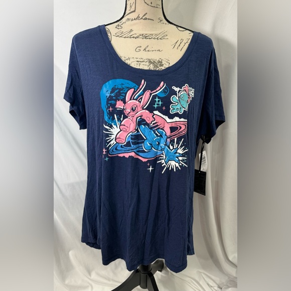 NWT Torrid Disney’s Stitch and Angel short sleeve tee size 2X - Picture 4 of 9